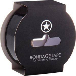Niet klevende Bondagetape Zwart - 17.5 m
