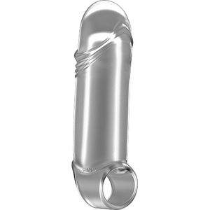 No.35 - Verlengende & Verdikkende Penis Sleeve - Transparant