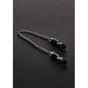 Triune - Barrel Tit Clamps with Chain (pair)