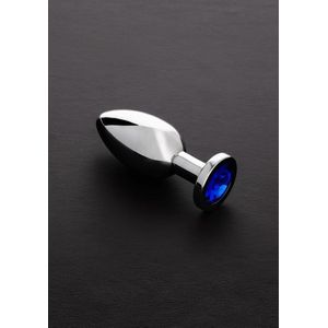 Triune - Jeweled Butt Plug BLUE - Medium