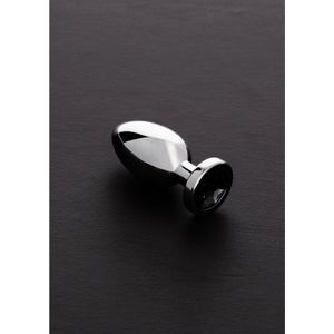 Triune - Jeweled Butt Plug BLACK - Small