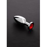 Triune - Jeweled Butt Plug RED - Medium