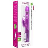 Stotende Rabbit Vibrator met Roterende Parels