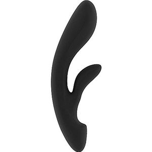 Jil by Shots - Ava -Extreem Flexibele oplaadbare Rabbit Vibrator met 10 unieke vibratie motieven Zwart