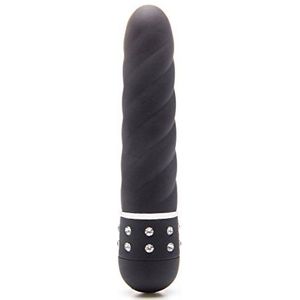 Shots Toys - diamant Twist - zwart - ballen en mini vibrators