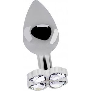 Lucky Diamond Plug - 2.75 Inch - Silver