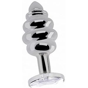 Geribbelde Diamanten Buttplug - M