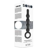 Sono No. 59 - Dildo met ronde ring - Zwart