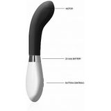 Luna Apollo Siliconen G Spot Vibrator - Zwart