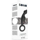 Sono No. 62 - Dildo met ronde ring - Zwart