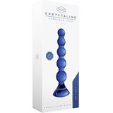 Chrystalino Stretch -  Blue glazen dildo