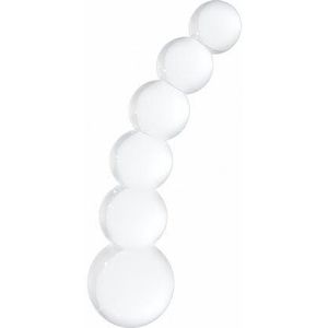 Chrystalino Planets - White glas dildo