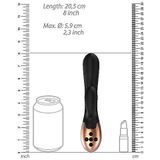 Elegance Exquisite Oplaadbare G Spot Vibrator met Verwarmingsfunctie - Zwart