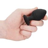 Shots - Ouch! Gewervelde Butt Plug Set black