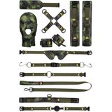 Shots - Ouch! Leger Bondage Kit green