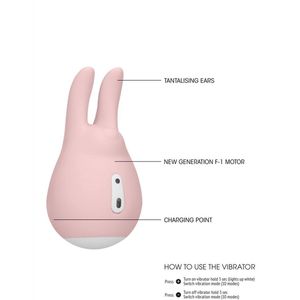 Clitoral Stimulator - Love Bunny - Roze