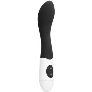 GC Bend Siliconen G Spot Vibrator - Zwart