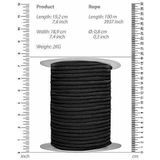 Bondage Rope - 100 Meters - Black