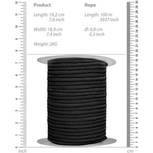 Bondage Rope - 100 Meters - Black
