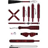 Shots Ouch! Luxury - Bondage Kit - Burgundy