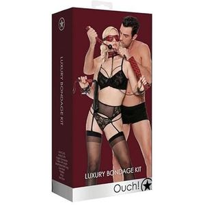 Shots Ouch! Luxury - Bondage Kit - Burgundy