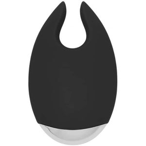 Vayle - Clitoris Oplegvibrator van Siliconen - Zwart