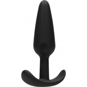 Simplicity GILLES Medium Cork Siliconen Buttplug met Handvat - Zwart