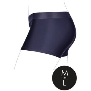 Ouch! Strap-on Boxer met vibrerende bullet - maat M/L - zwart