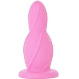 Shots Toys Siliconen Buttplug Medium - 11,4 cm - Zwart