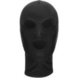 OUCH! - Subversie Masker Voor Gezichts Bedekking met Open Mond en Ogen Licht Transparant – Zwart
