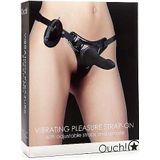 Pleasure Strap-On Vibrating - Black