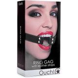 Shots Ouch! - Ring Gag - Black