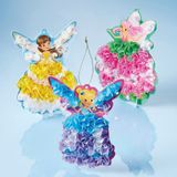 Totum Fashion Fairies - dress me up popjes versieren met lurex glansstof - knutselpakket fee prinses mode