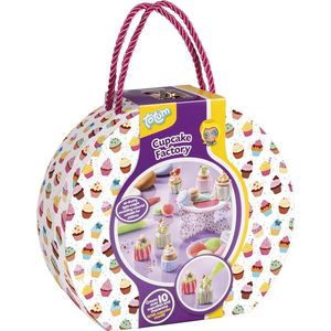 Totum Cupcake Factory knutselkoffer bakkerij - creatief speelgoed cupcakes en macarons foam dough