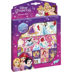 Disney Princess Totum sticker set 3 vellen prinsessen stickers en speeldecor