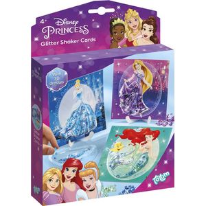 Totum - Disney Princess Knutselset - Luxe Glitter Kaarten - Geschikt Voor Meisjes Vanaf 4 Jaar