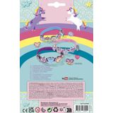 Totum - Unicorn 3 - Knutselset - Multicolor - Kunststof - 3 Armbanden met 18 Bedels