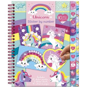 Einhorn Aufkleber Buch Groß
