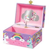 Totum - Unicorn Sieradendoosje - Kleurvol - Hout - Muziekdoosje