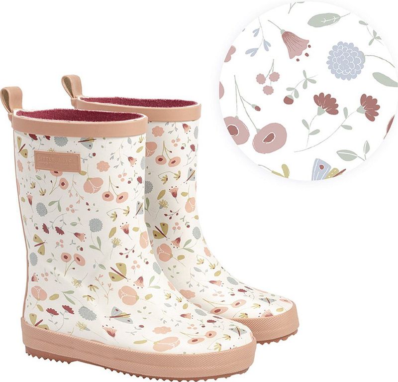 Little Dutch regenlaars - Flowers Butterflies - kinderregenlaarzen - roze - mrt