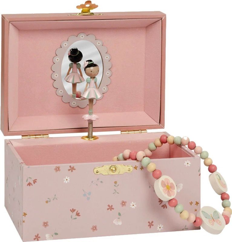 Littel Dutch - Sieradendoos - Ballerina - MDF en Papier - Geschikt vanaf 3 jaar