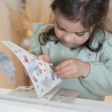 Little Dutch - Rosa & Friends - Raamstickers - Bloemen en Insecten - 4 Vellen