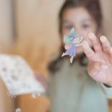 Little Dutch - Rosa & Friends - Raamstickers - Bloemen en Insecten - 4 Vellen