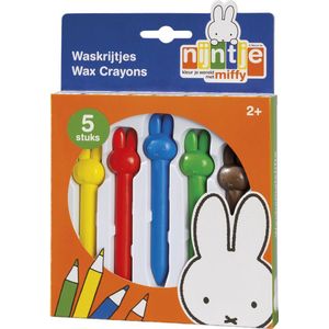 Nijntje - Waskrijtjes - 5 Kleuren - Kindvriendelijk