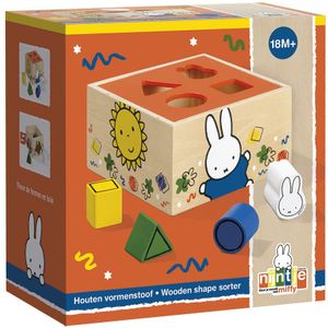 Nijntje houten speelgoed vormenstoof - peuter kleuter educatief speelgoed - Bambolino Toys