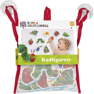 Rupsje Nooitgenoeg - Badspeelgoed - Educatief Speelgoed - Opbergnetje