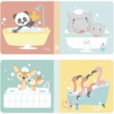 Studio Circus badboekje dieren vriendjes - badspeelgoed educatief