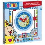 Bumba houten speelgoed kalenderklok leerklok oefenklok - peuter kleuter speelgoed - Bambolino Toys