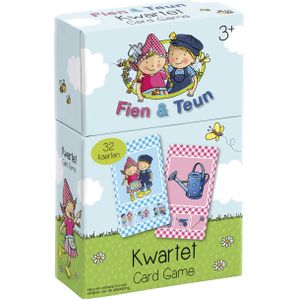 Fien & Teun kwartet - boerderij thema, educatief spel cadeautip - 48 kaarten, 12 kwartetten - Bambolino Toys