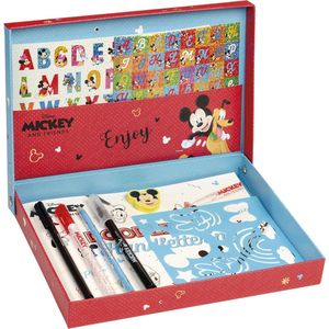 Totum Disney Mickey Minnie - creatieve knutselset - ABC schrijven tekenen hand lettering 10 delige set